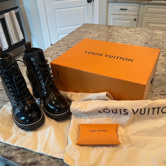 Louis Vuitton Star Trail Ankle Boot Size 37.5 100% Authentic Brand New with Box - Picture 6 of 12